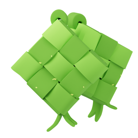 Ketupat  3D Icon