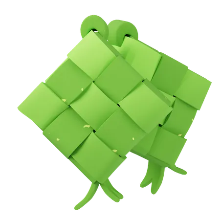 Ketupat  3D Icon