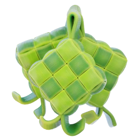 Ketupat  3D Icon