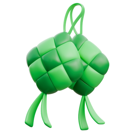 Ketupat  3D Icon