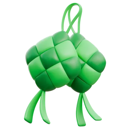 Ketupat  3D Icon