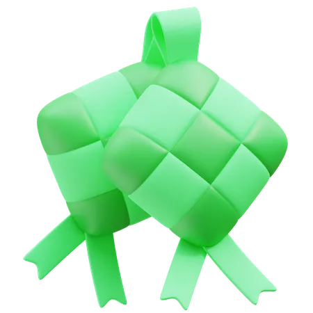 Ketupat  3D Icon