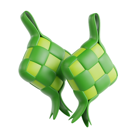 Ketupat  3D Icon