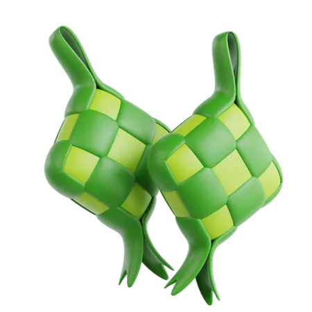 Ketupat  3D Icon