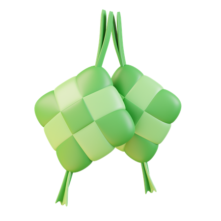 Ketupat  3D Icon