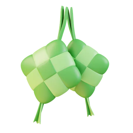 Ketupat  3D Icon