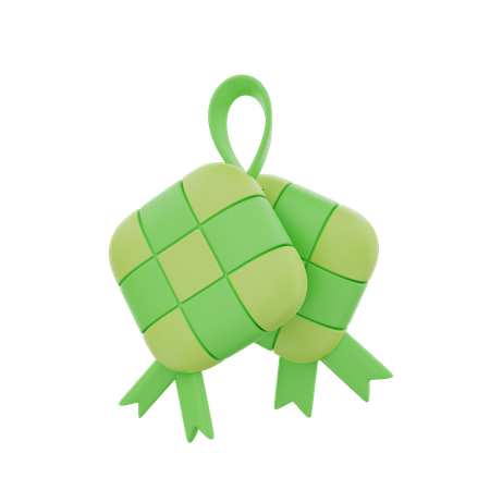 Ketupat  3D Icon