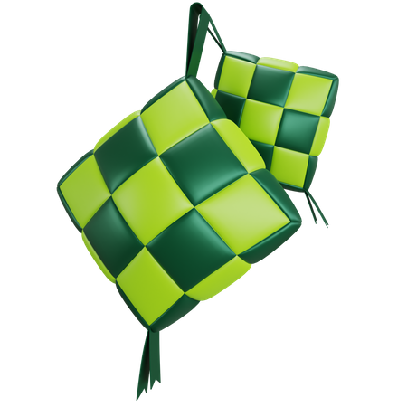 Ketupat  3D Icon