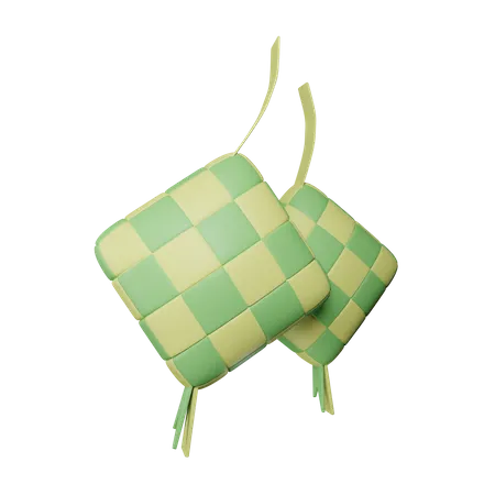 Ketupat  3D Icon