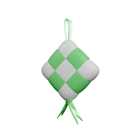 Ketupat  3D Icon