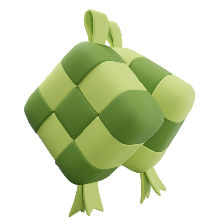 Ketupat  3D Icon