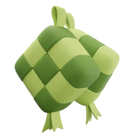 Ketupat  3D Icon