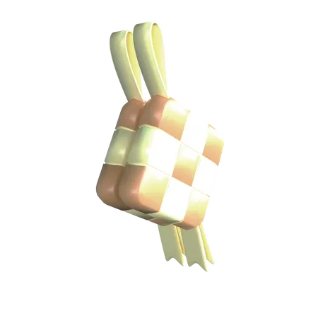 Ketupat  3D Icon