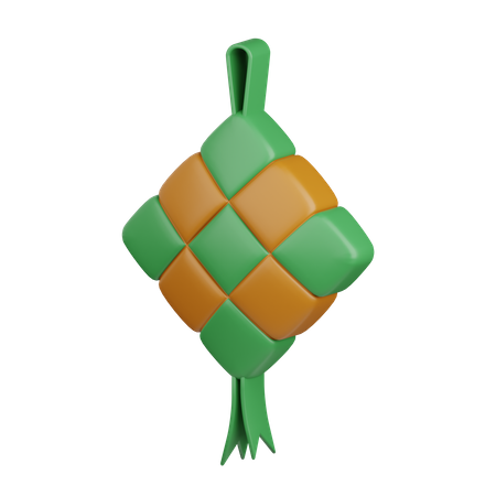 Ketupat  3D Icon