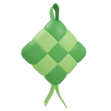 Ketupat  3D Icon