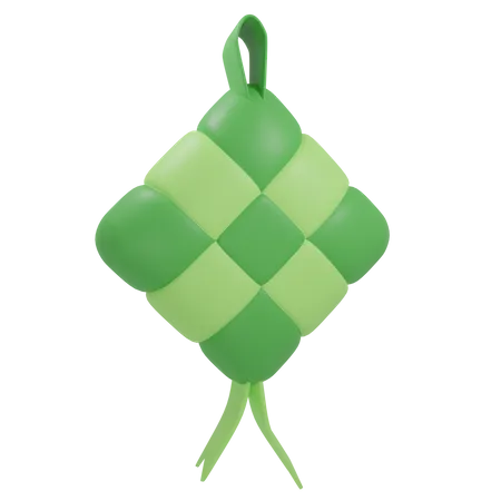 Ketupat  3D Icon