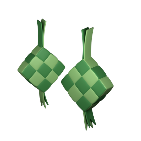 Ketupat  3D Icon