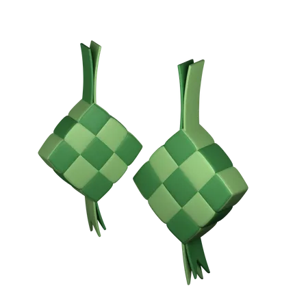 Ketupat  3D Icon