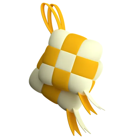 Ketupat  3D Icon