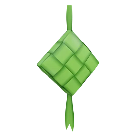 Ketupat  3D Icon