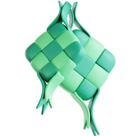 Ketupat  3D Icon