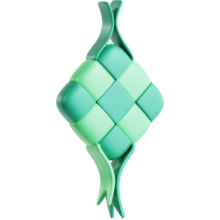 Ketupat  3D Icon