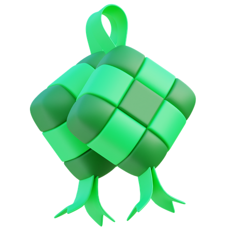 Ketupat  3D Icon