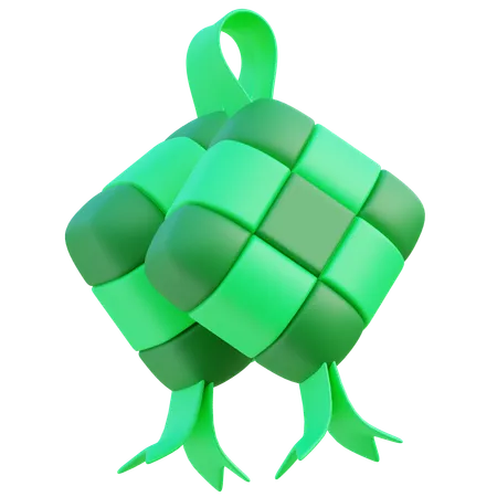 Ketupat  3D Icon