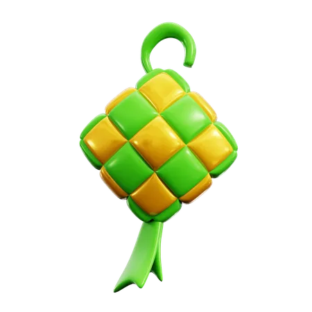 Ketupat  3D Icon