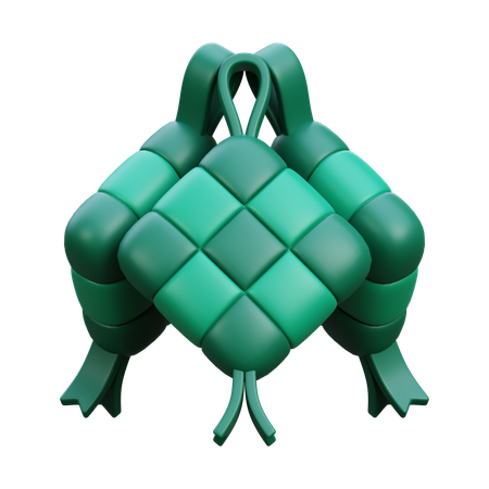 Ketupat  3D Icon