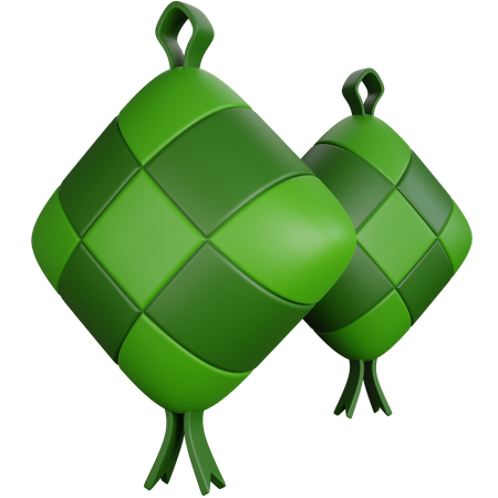 Ketupat  3D Icon