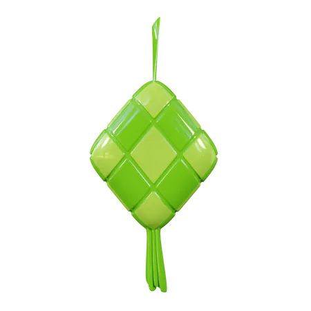 Ketupat  3D Icon