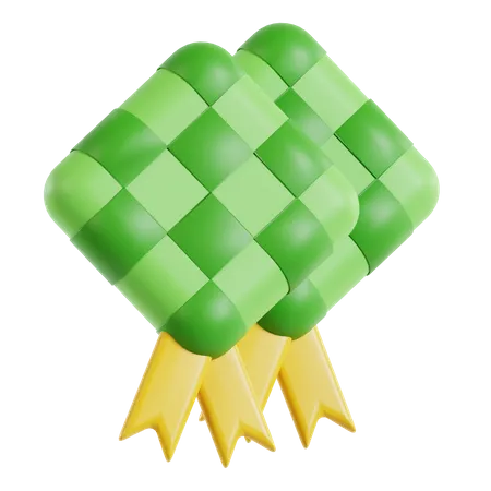 Ketupat  3D Icon