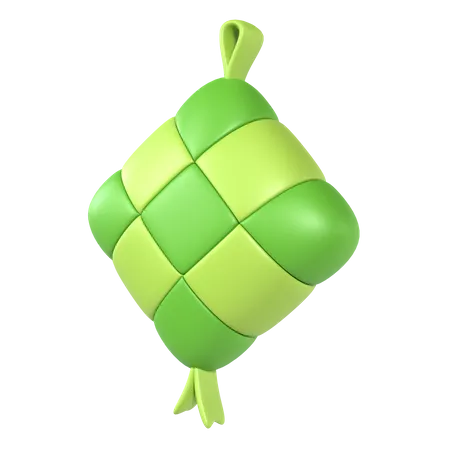 Ketupat  3D Icon