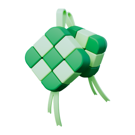 Ketupat  3D Icon