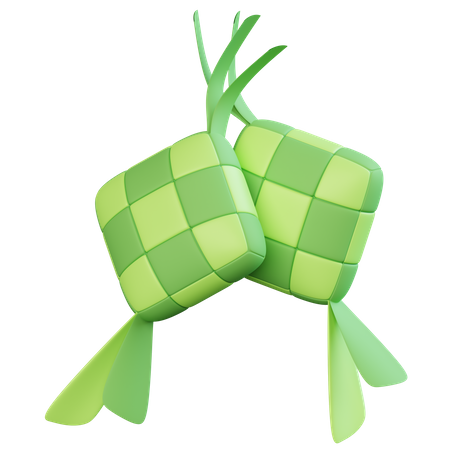 Ketupat  3D Icon