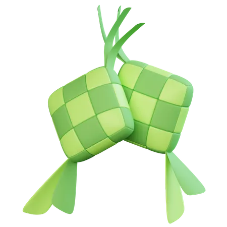 Ketupat  3D Icon