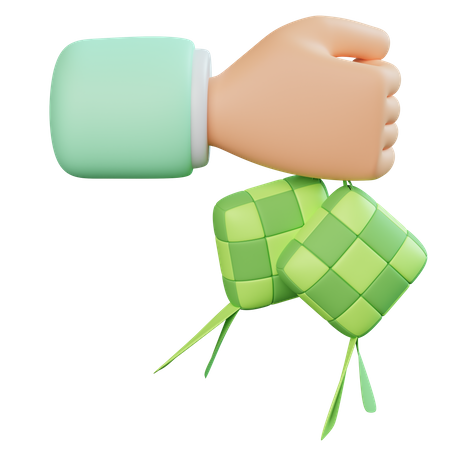 Ketupat  3D Icon