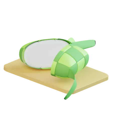 Ketupat  3D Icon