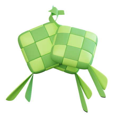 Ketupat  3D Icon