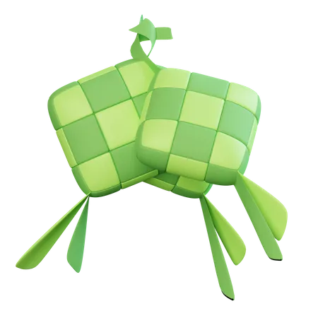 Ketupat  3D Icon