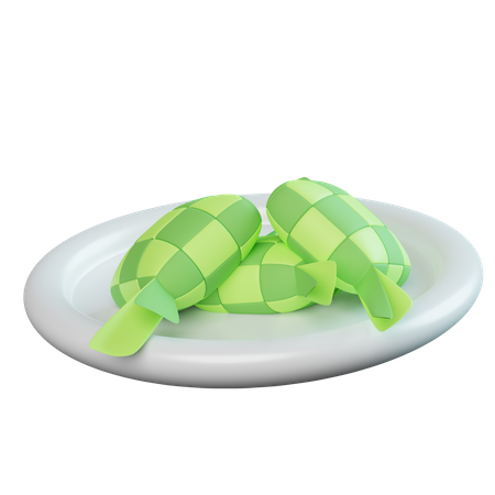 Ketupat  3D Icon