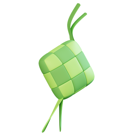 Ketupat  3D Icon