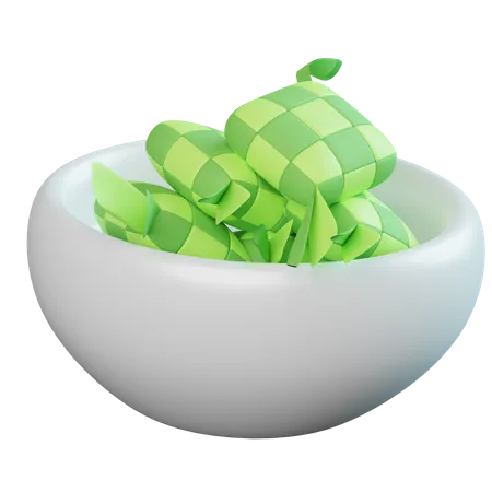 Ketupat  3D Icon