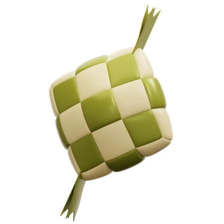 Ketupat  3D Icon