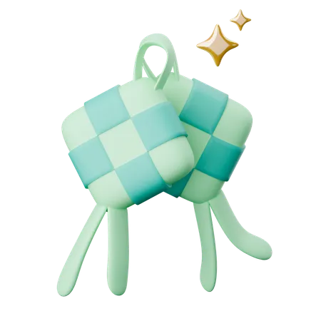 Ketupat  3D Icon