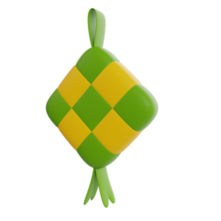 Ketupat  3D Icon