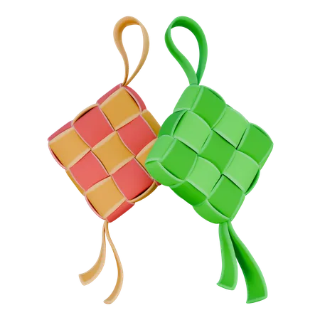 Ketupat  3D Icon