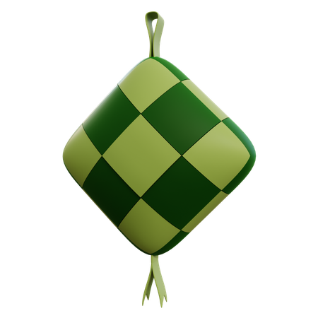 Ketupat  3D Icon