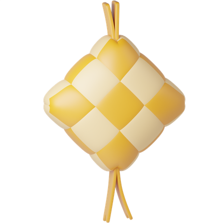 Ketupat  3D Icon